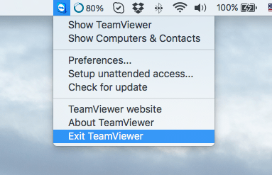 uninstall teamviewer mac terminal